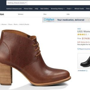 NIB UGG leather boots